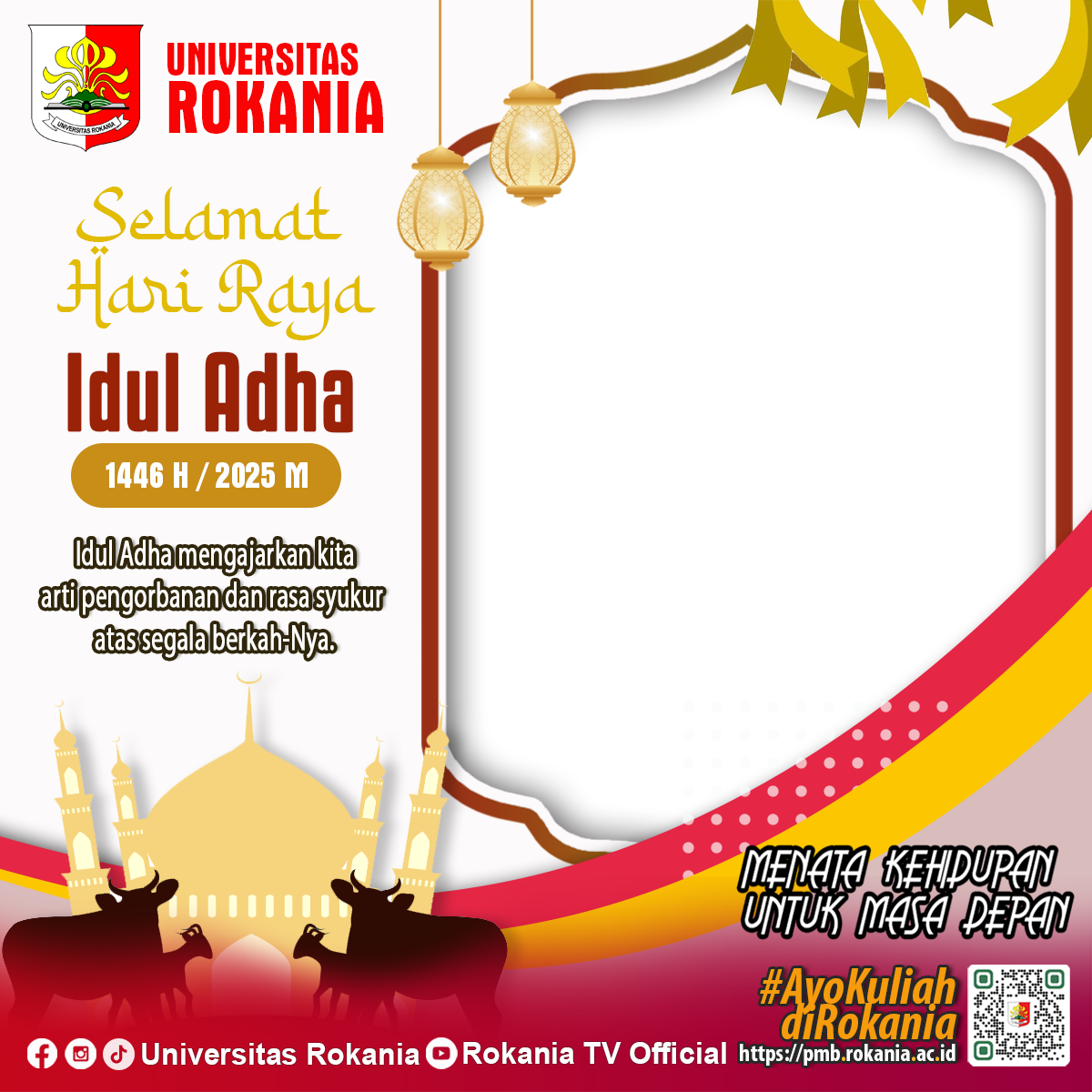 Twibon Idul Adha 1446 H - Universitas Rokania