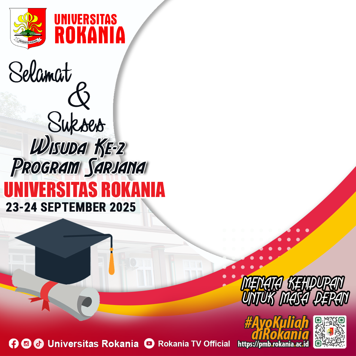 Twibon Wisuda Ke 2 Universitas Rokania