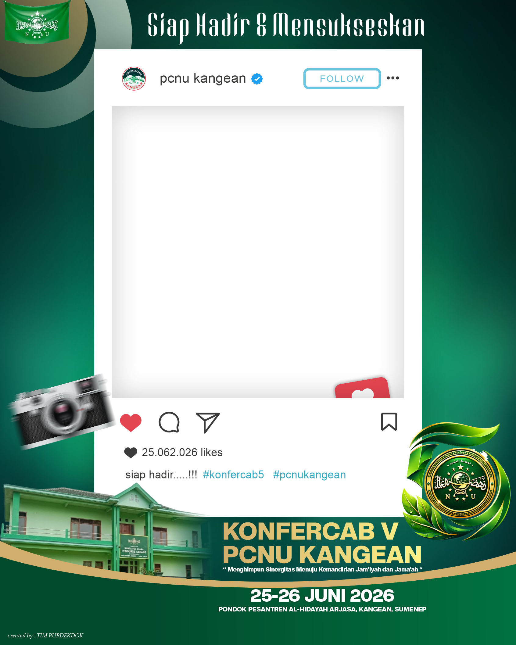 Twibon KONFERCAB V PCNU KANGEAN 2026