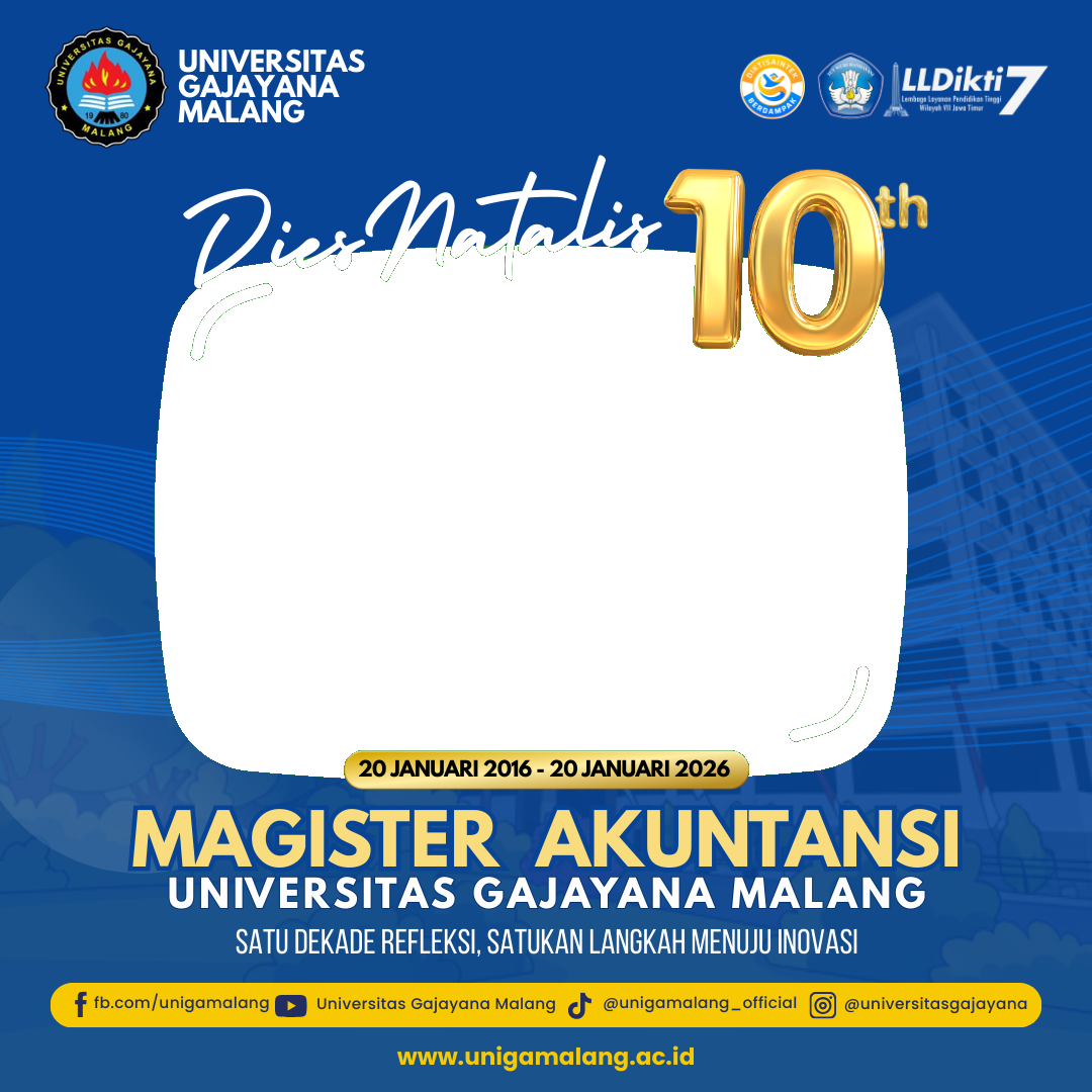 Twibon Dies Natalis Magister Akuntansi Universitas Gajayana Malang