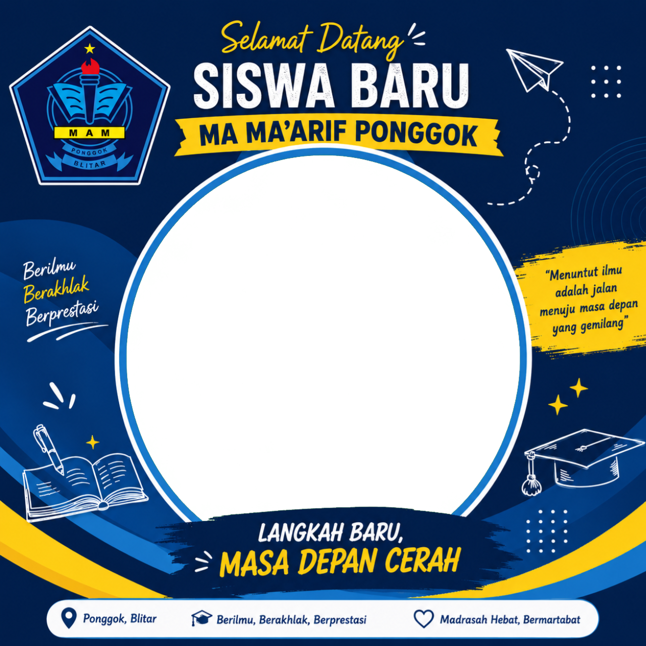 Twibon Selamat Datang Siswa Baru
