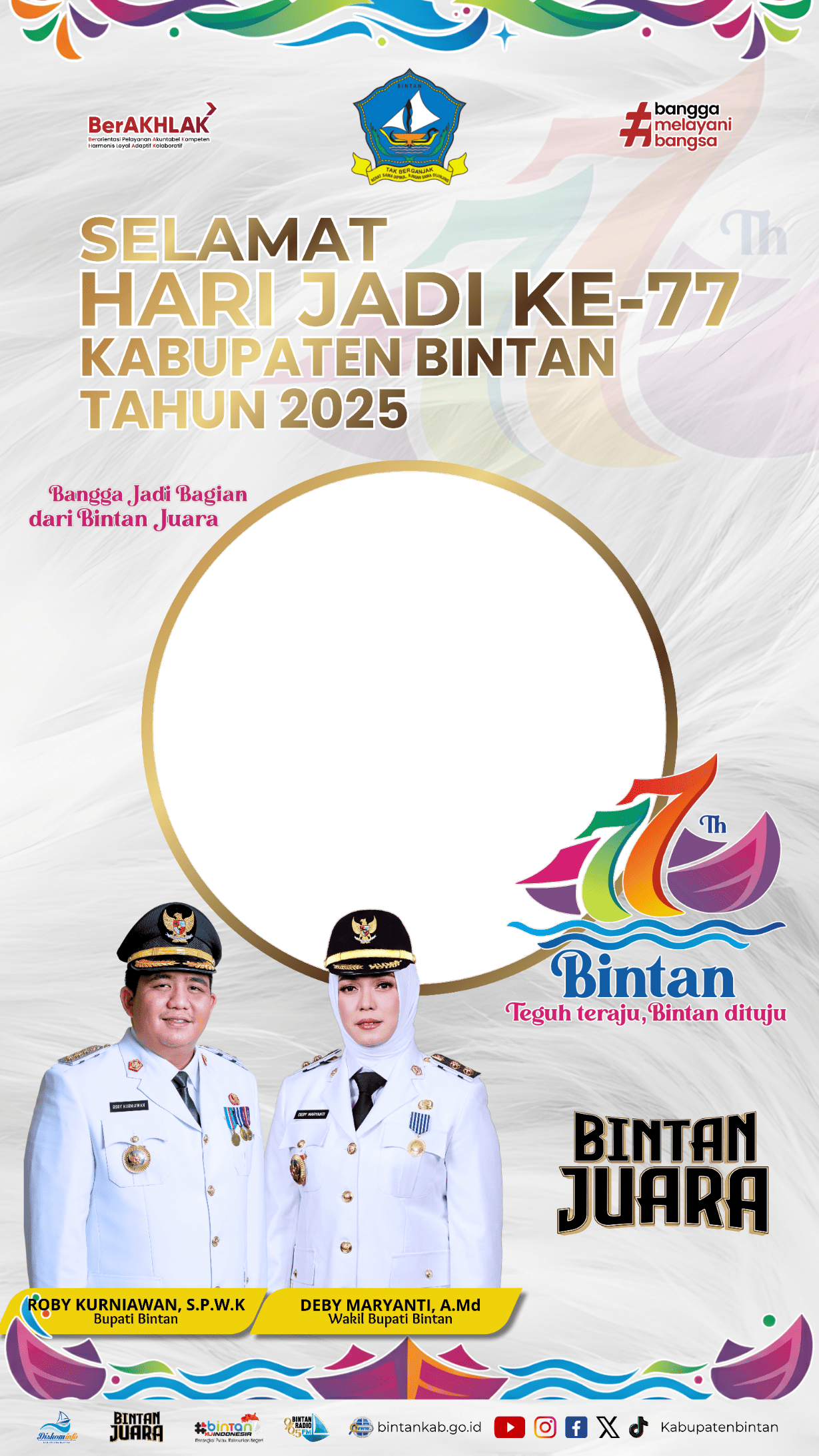 Twibon Hari Jadi Ke-77 Kabupaten Bintan Tahun 2025