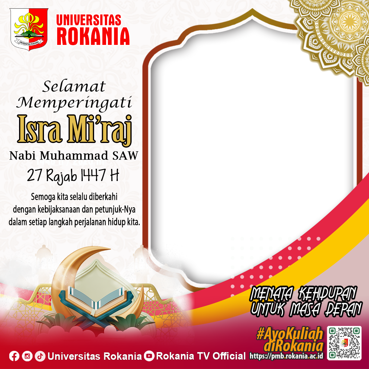 Twibon Isra Mi'raj Nabi Muhammad SAW 1447 H