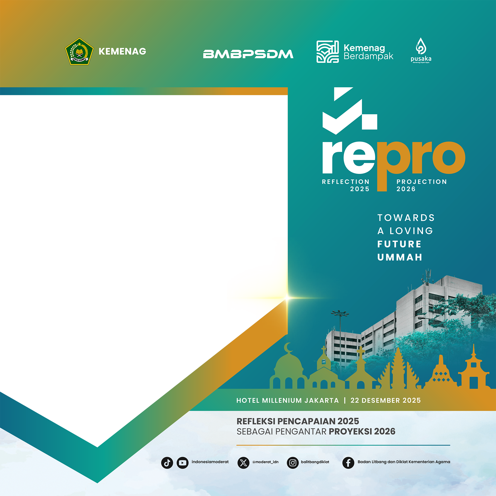 Twibon REPRO (Reflection 2025 Projection 2026) BMBPSDM Kemenag RI