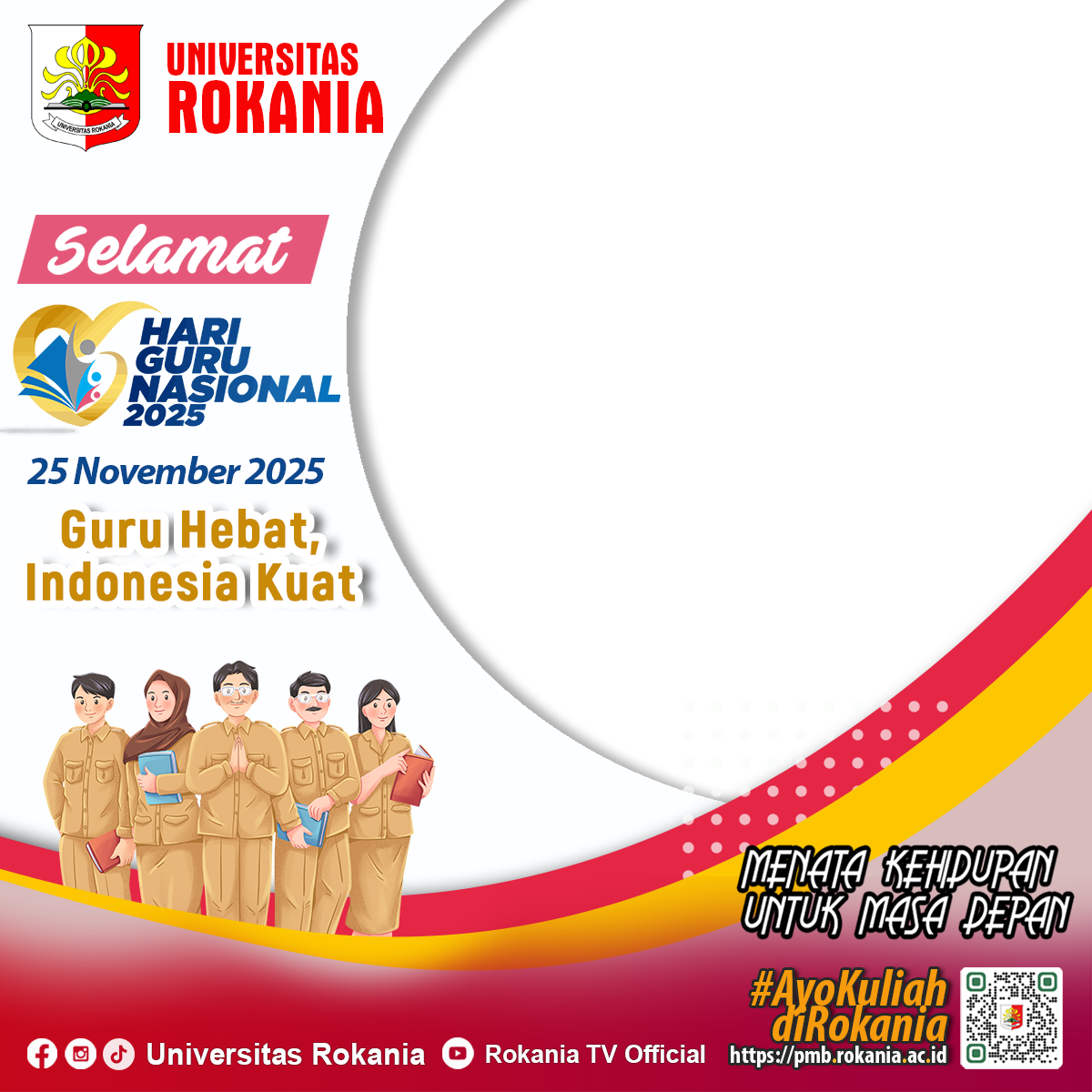 Twibon Selamat Hari Guru Nasional 2025