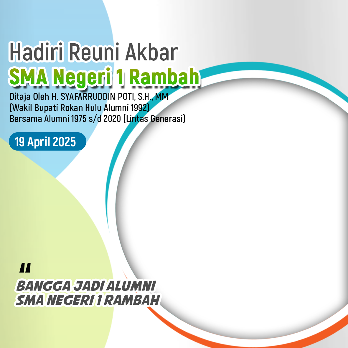 Twibon Reuni SMAN 1 Rambah 2025