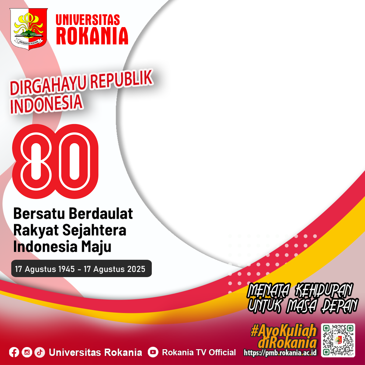 Twibon Dirgahayu Republik Indonesia 80 Tahun