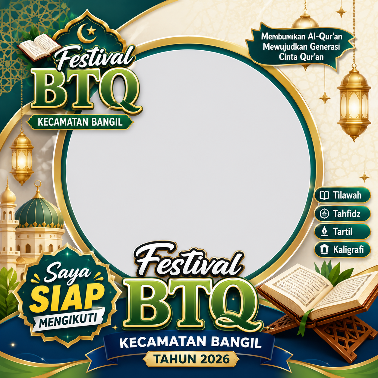 Twibon saya siap festival BTQ tahun 2026