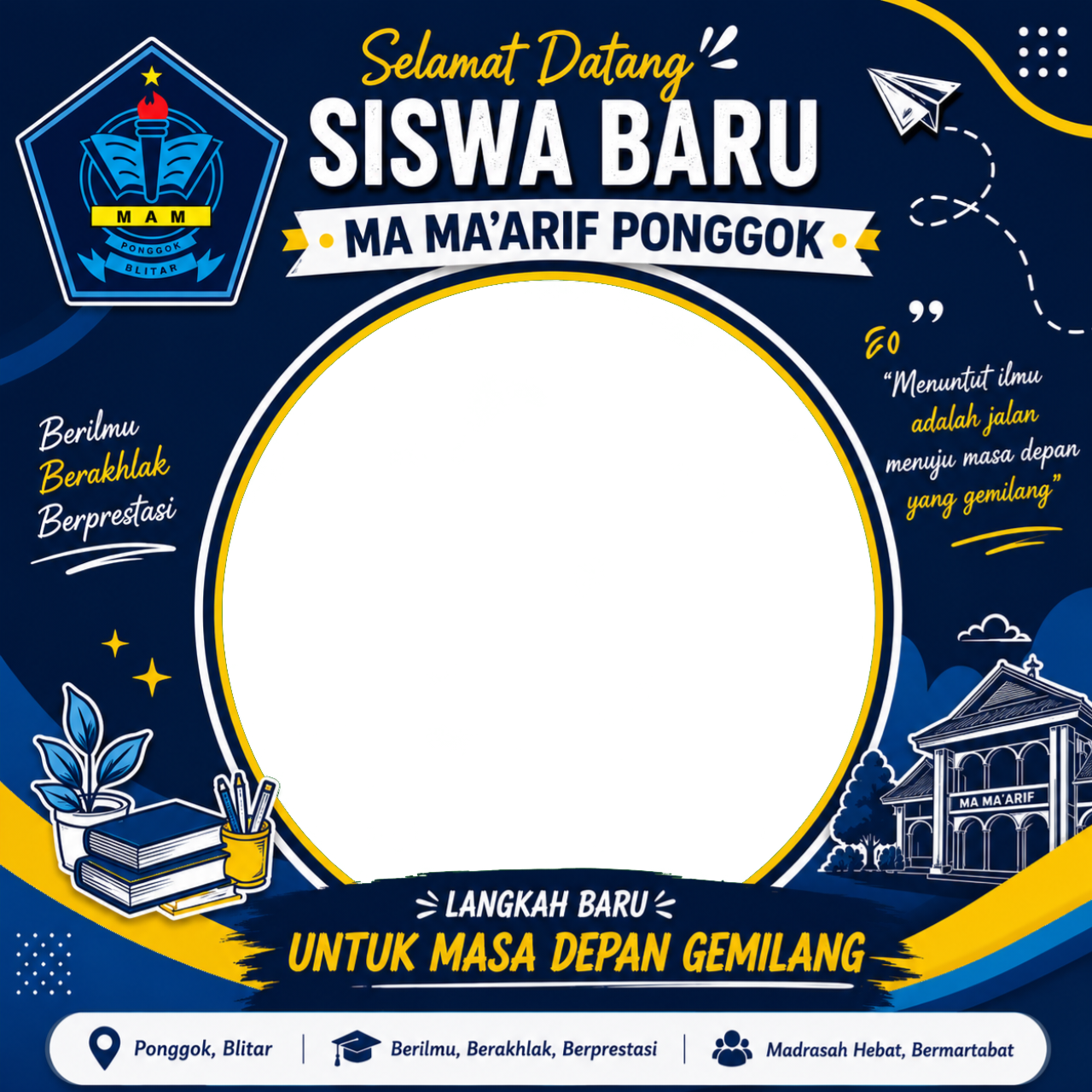 Twibon Selamat Datang Siswa Baru