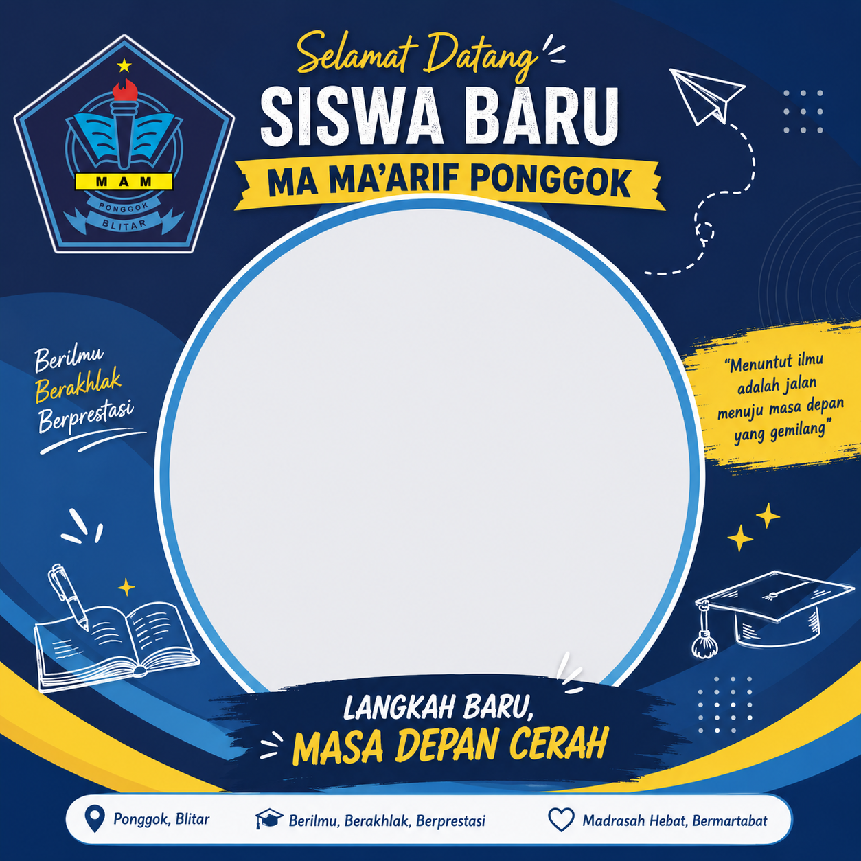 Twibon Selamat Datang Siswa Baru