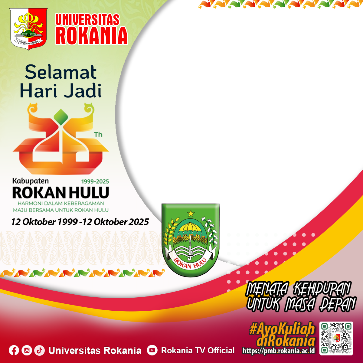 Twibon Hari Jadi Kabupaten Rokan Hulu ke 26